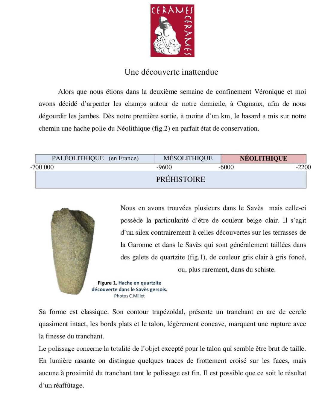 Une découverte inattendue1 2